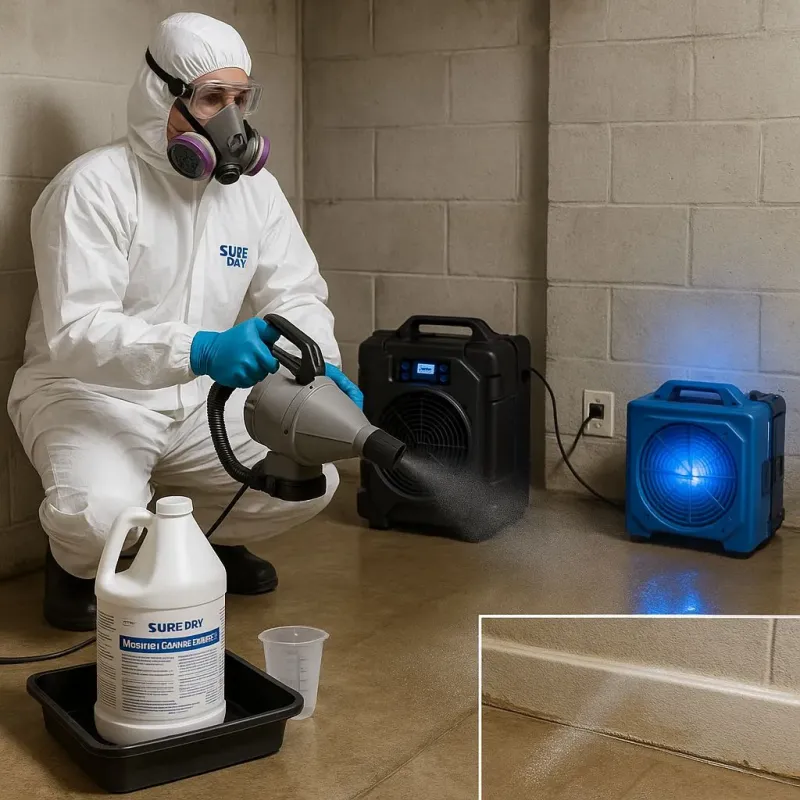 Sanitization and Odor Removal process in Matthews, NC